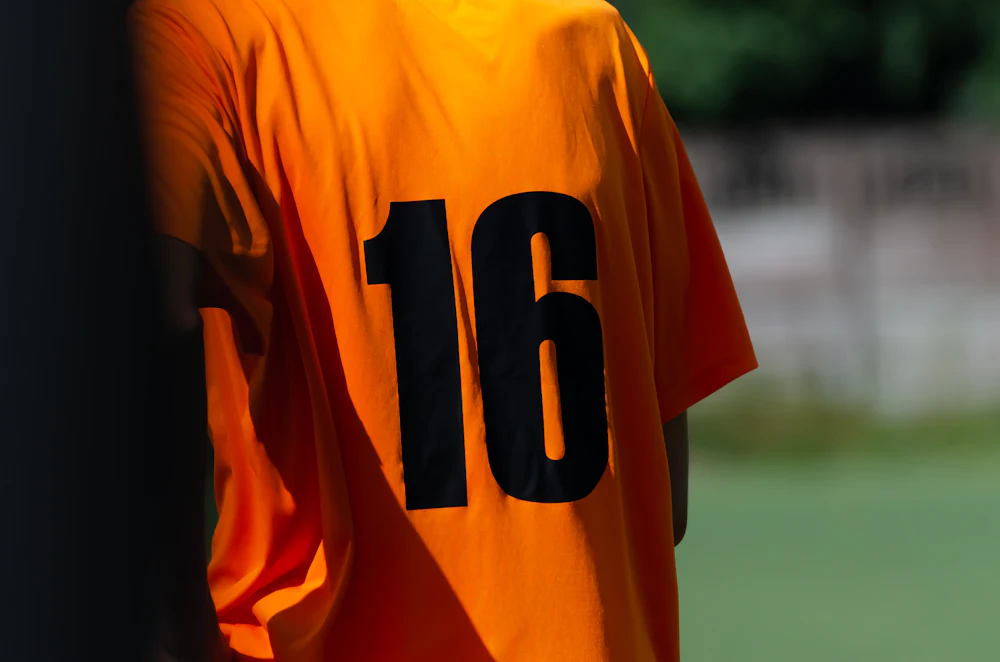 Custom sportswear manufacturer sample jersey with sublimated player number