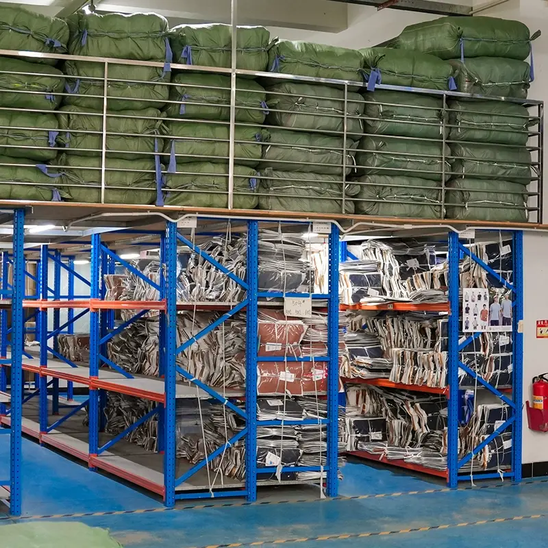Pattern and marker file storage room at a clothing manufacturer used for the reorder process
